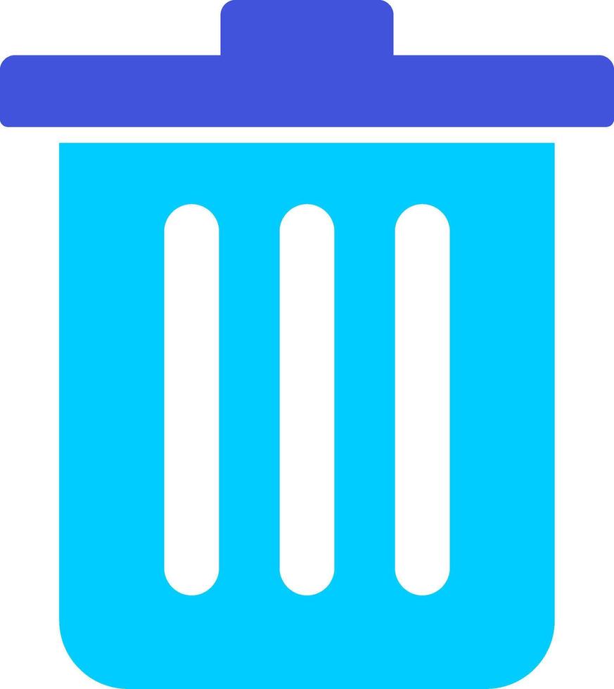 Dustbin Vecto Icon vector