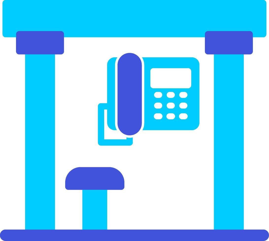 Telephone Box Vecto Icon vector