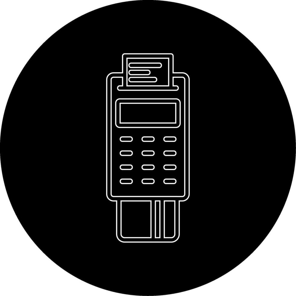 Pos Terminal Vecto Icon vector
