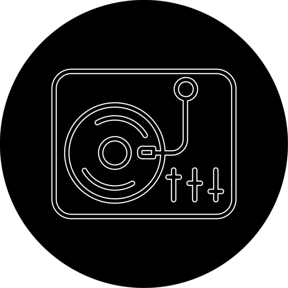 Turntable Vecto Icon vector