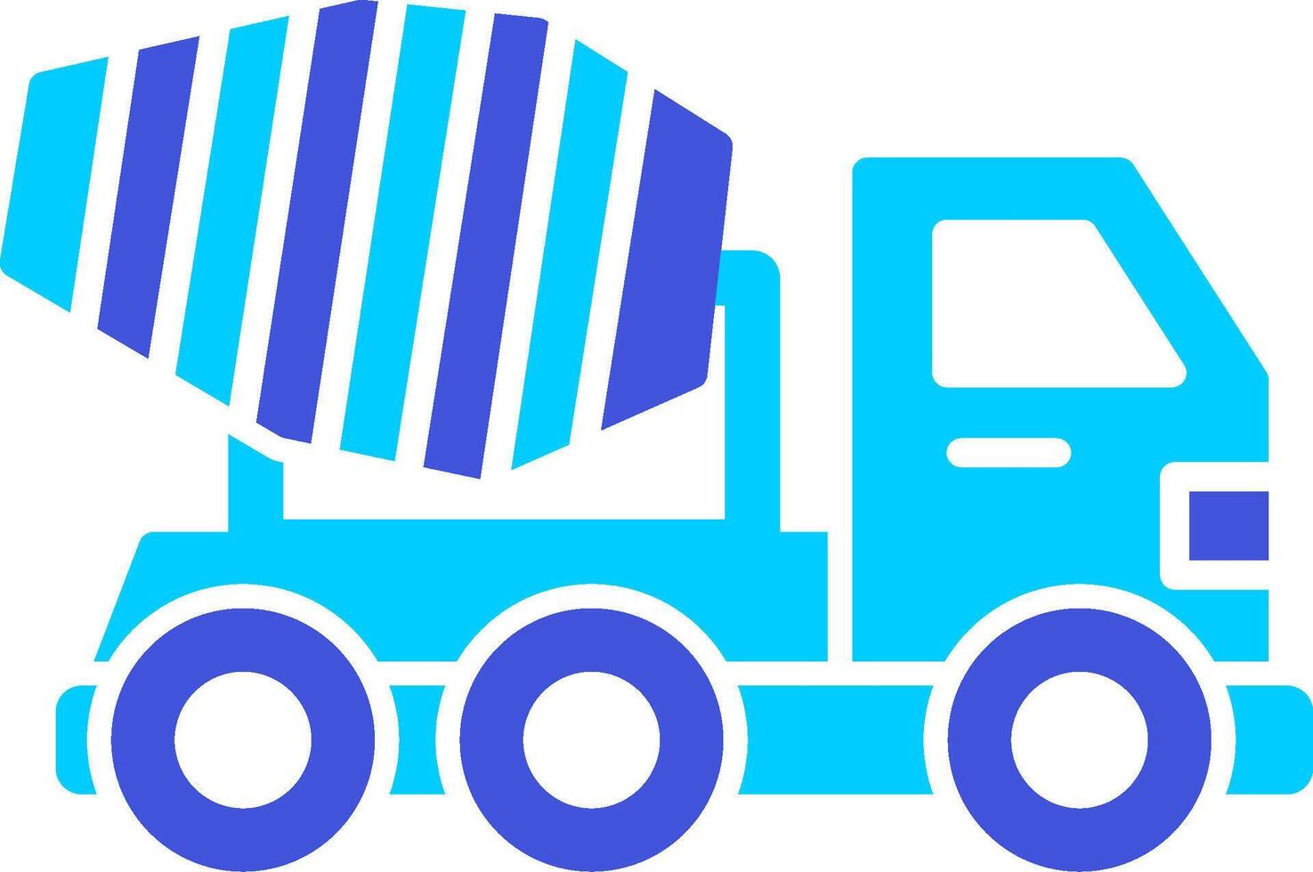 Mixer Truck Vecto Icon vector