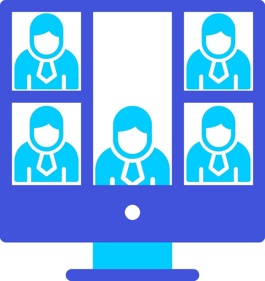 Conference call Vecto Icon vector