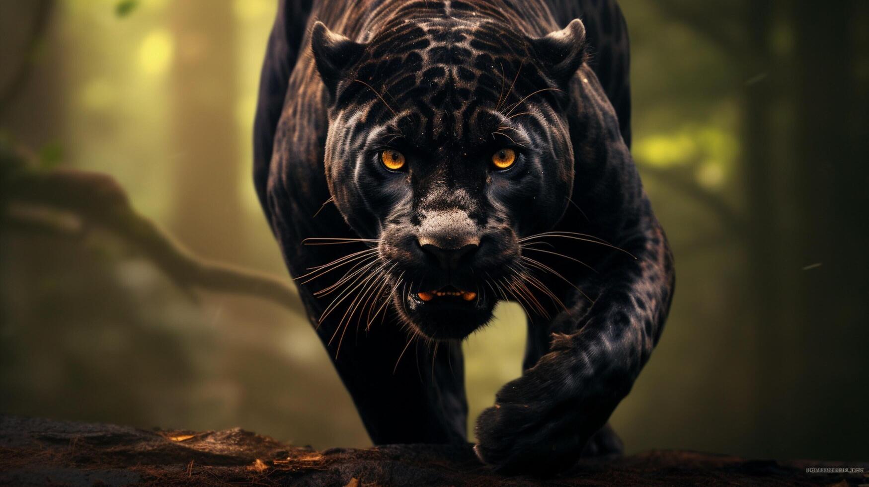 AI generated panther high quality image photo