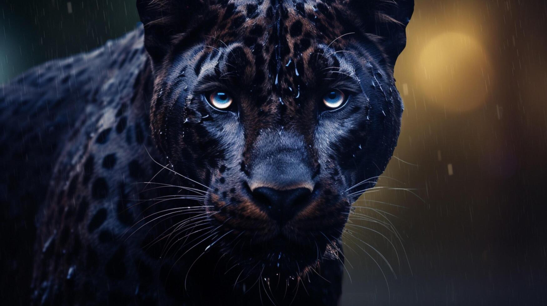AI generated panther high quality image photo