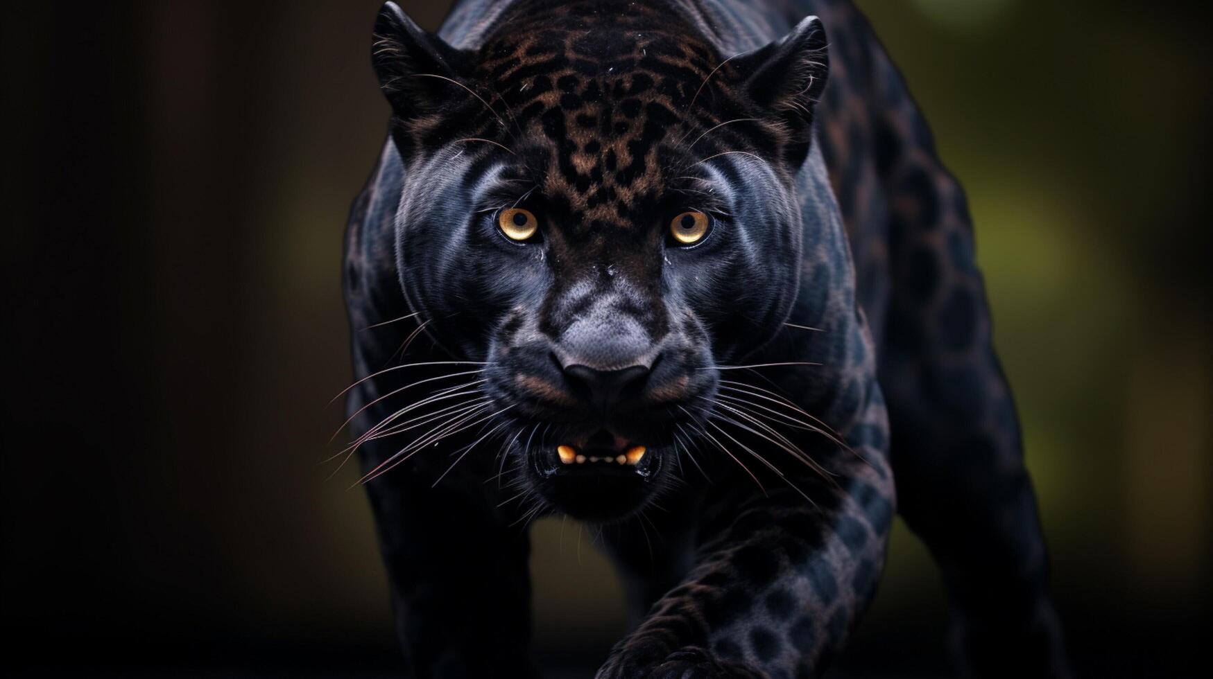 AI generated panther high quality image photo