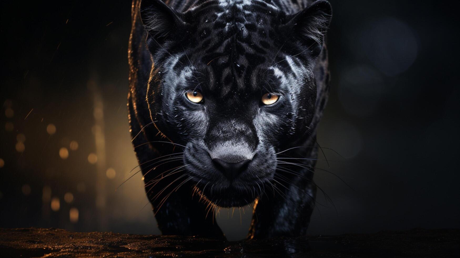 AI generated panther high quality image photo