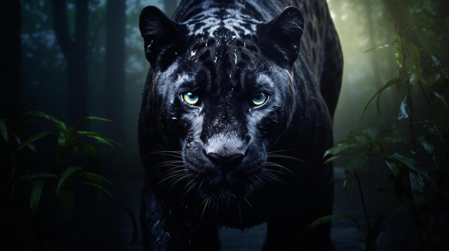 AI generated panther high quality image photo