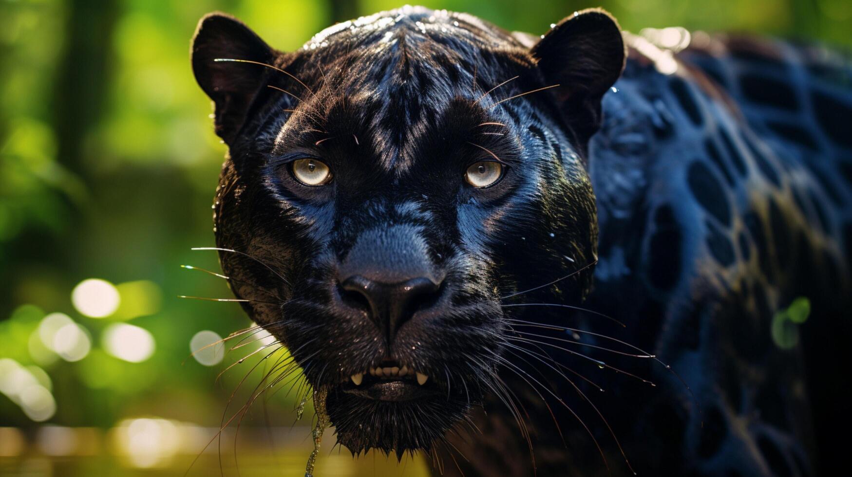 AI generated panther high quality image photo