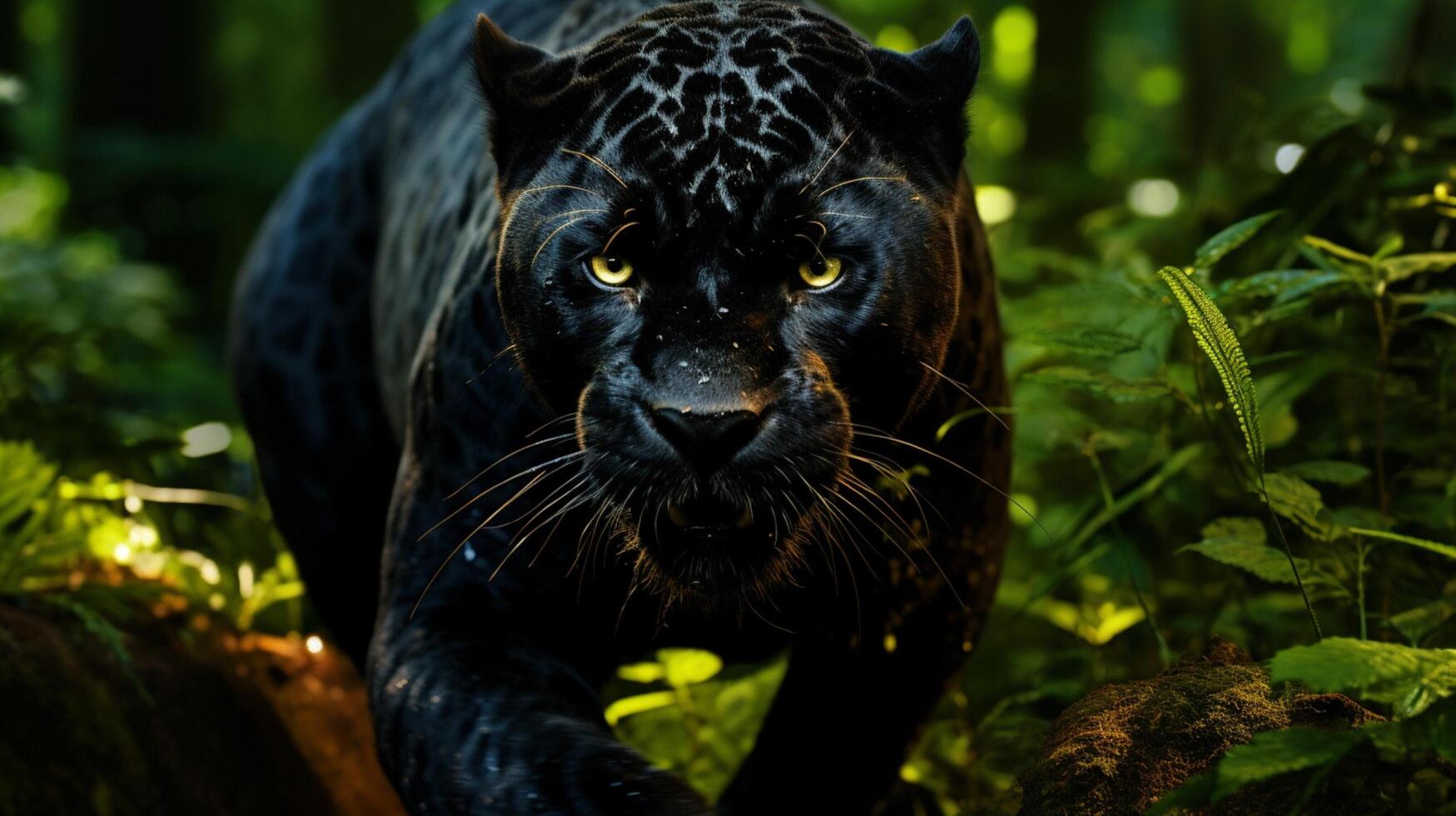 AI generated panther high quality image photo