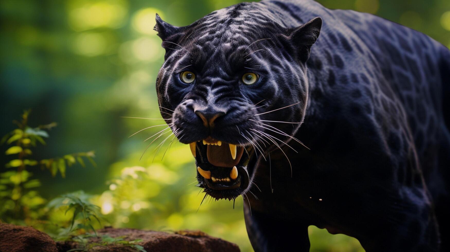 AI generated panther high quality image photo