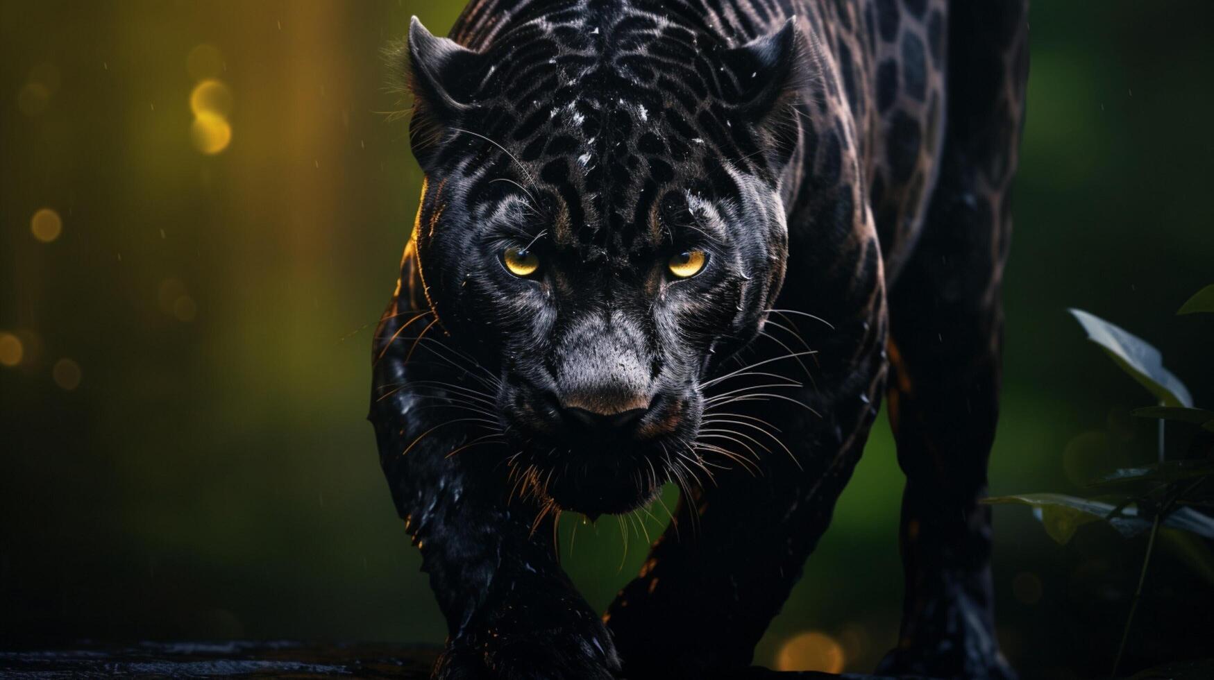 AI generated panther high quality image photo