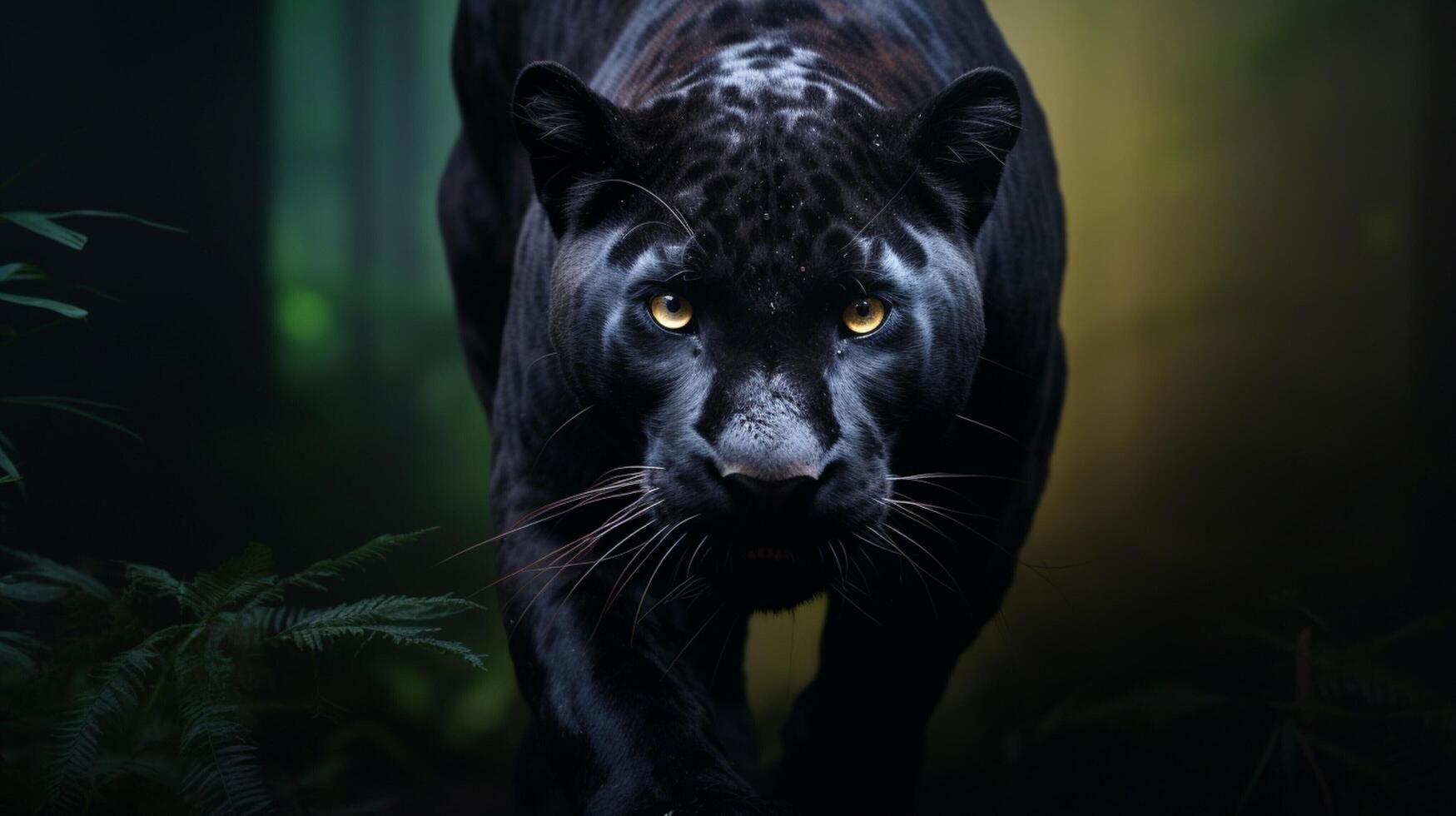 AI generated panther high quality image photo