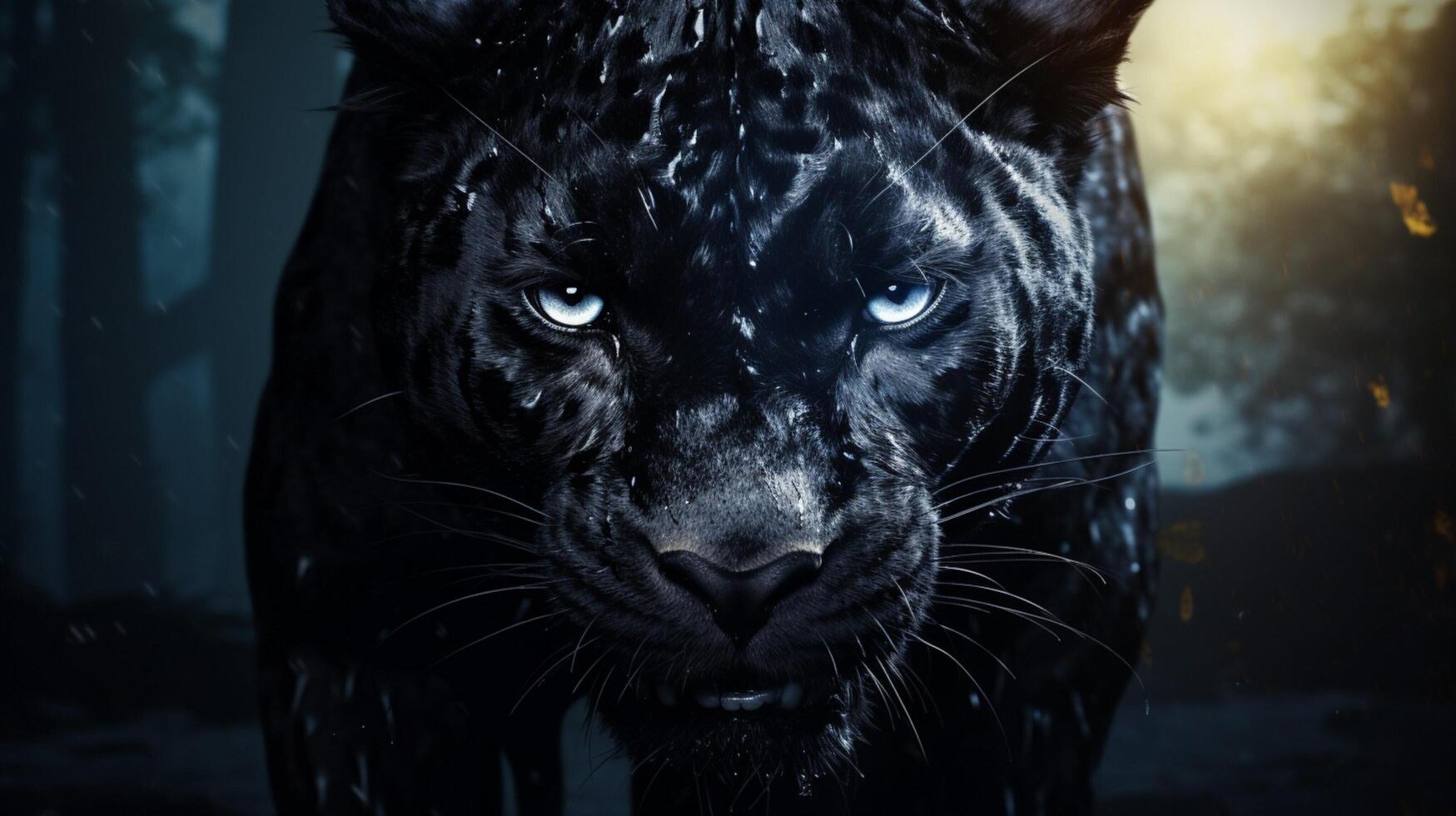 AI generated panther high quality image photo