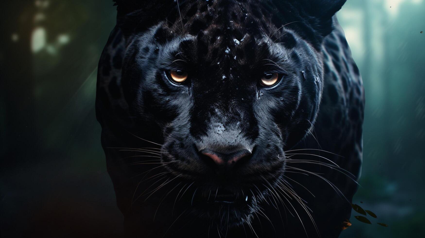 AI generated panther high quality image photo