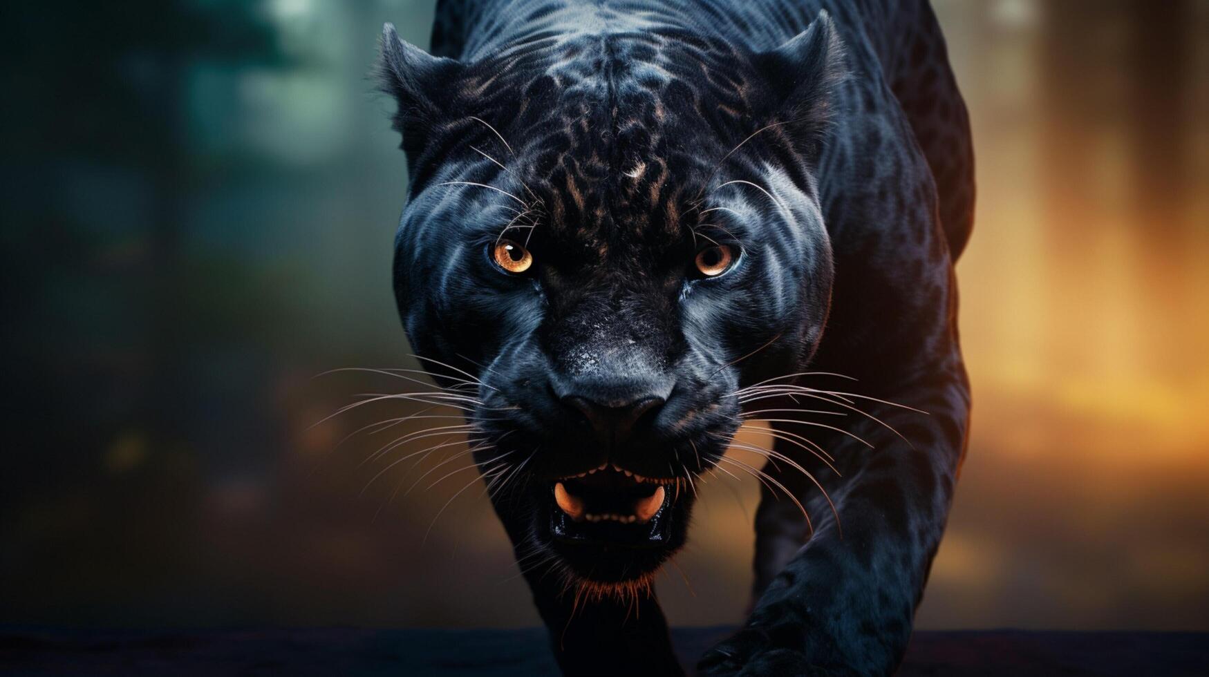 AI generated panther high quality image photo