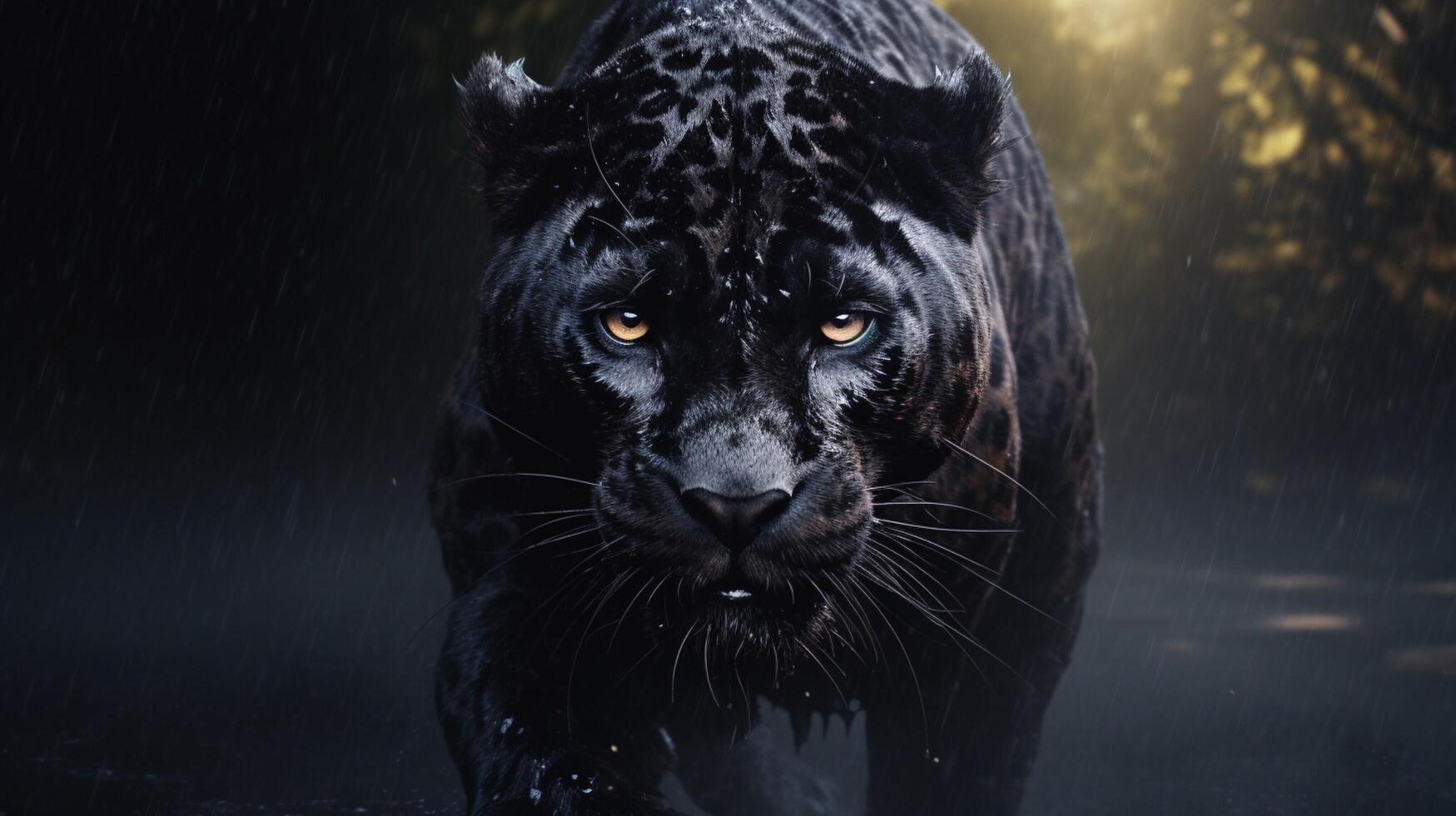 AI generated panther high quality image photo