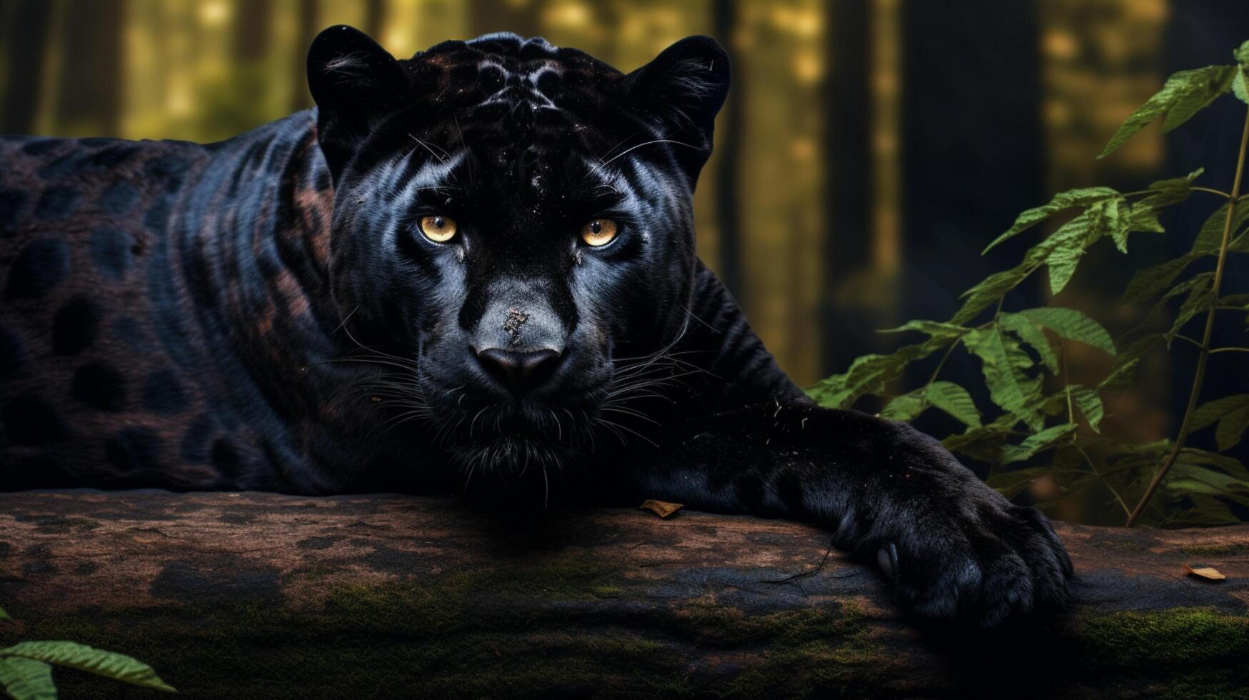 AI generated panther high quality image photo