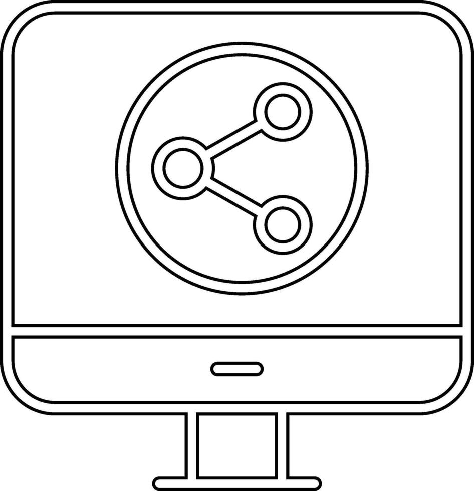 Data Share Vecto Icon vector