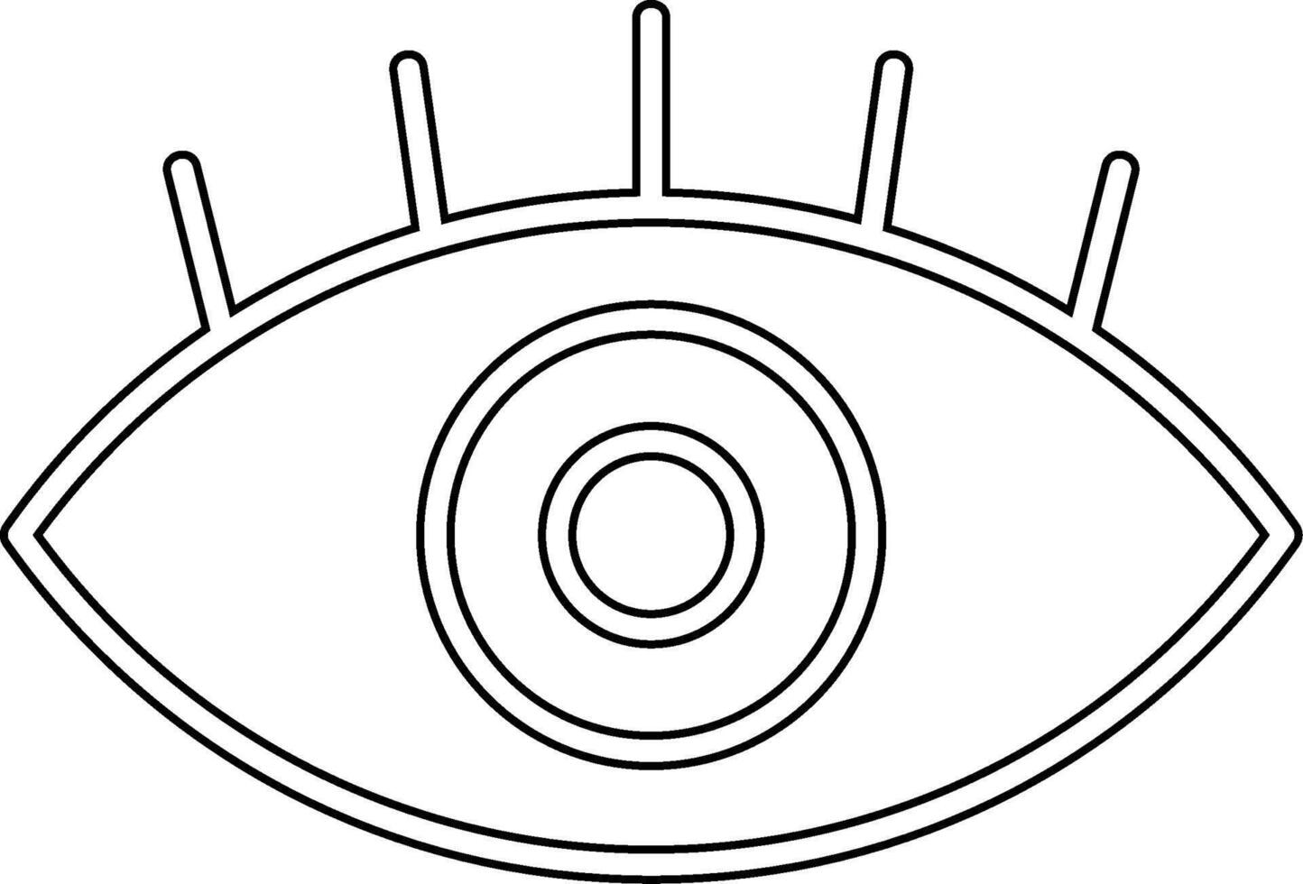 Eye Vecto Icon vector