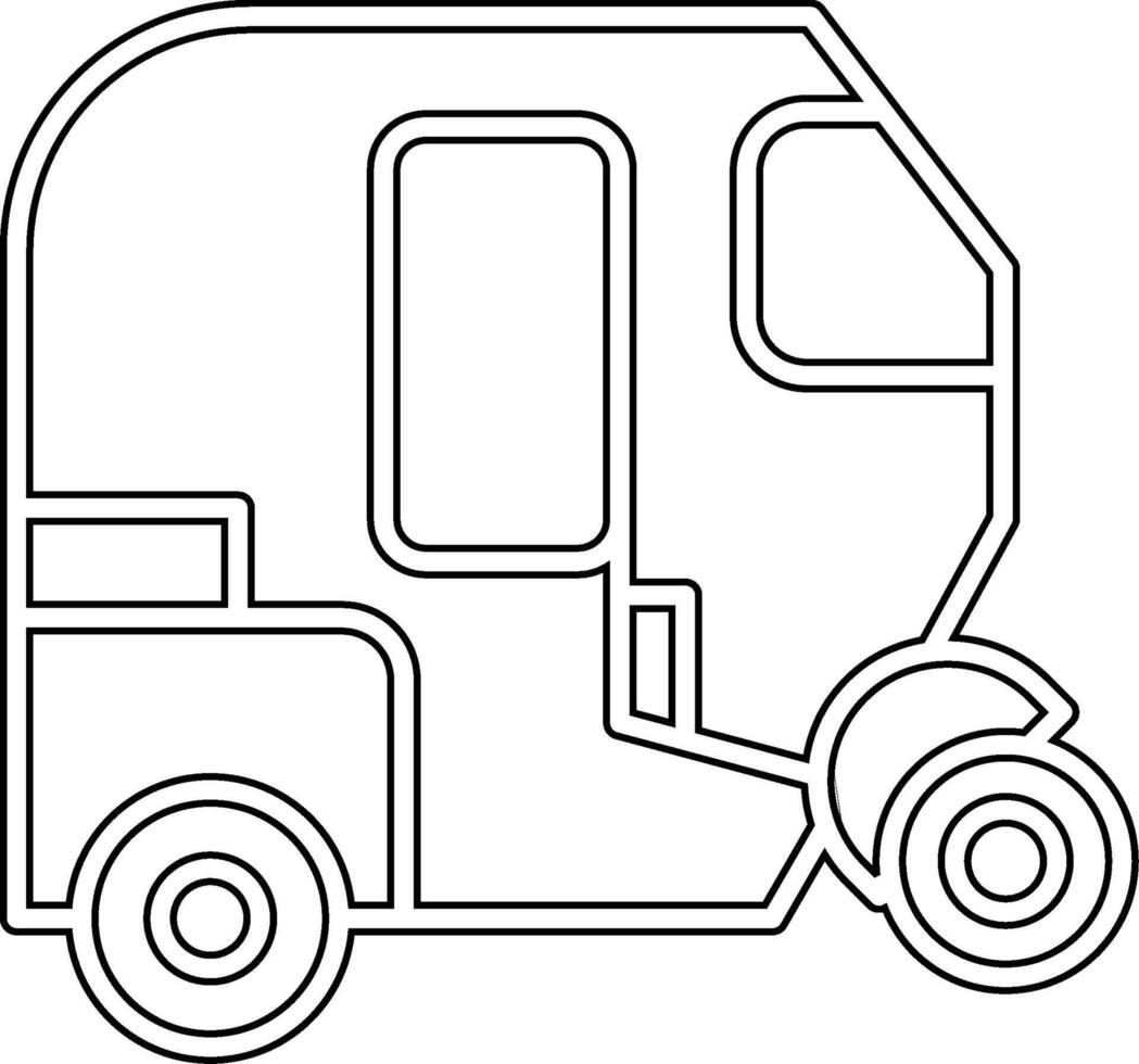 Tuk Tuk Vecto Icon vector