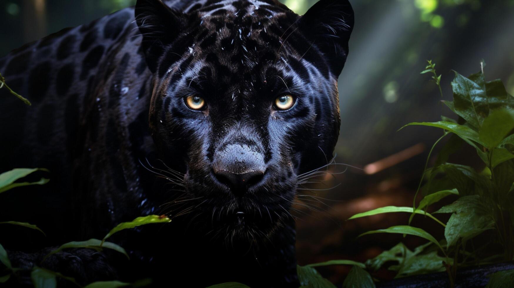 AI generated panther high quality image photo