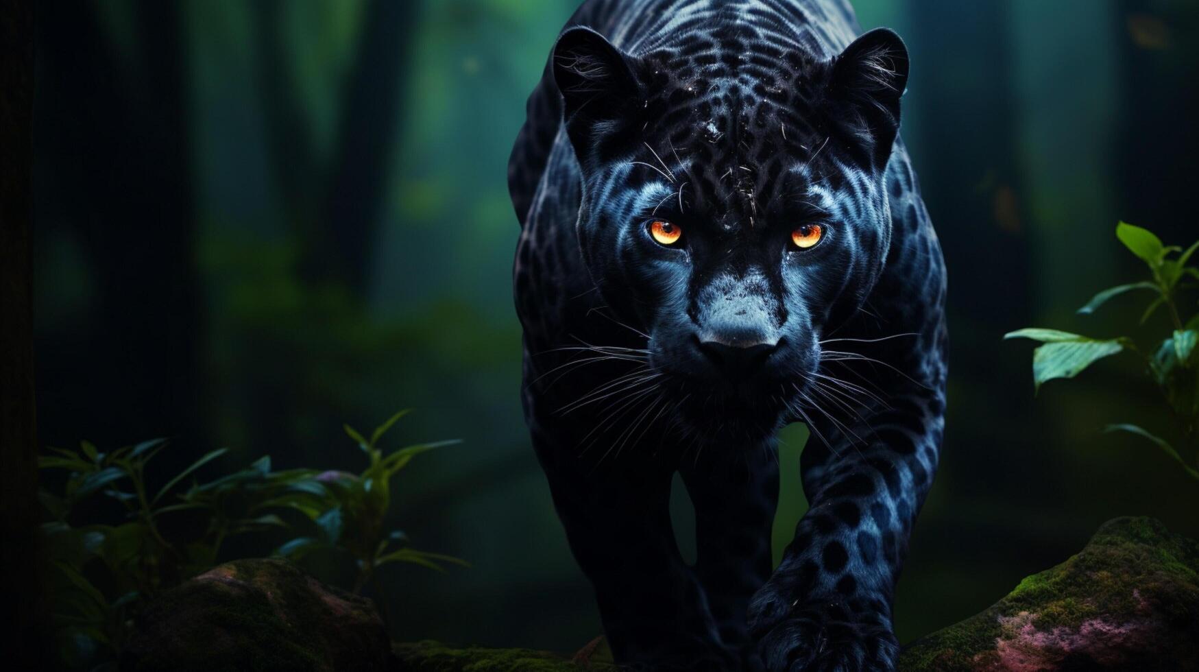 AI generated panther high quality image photo