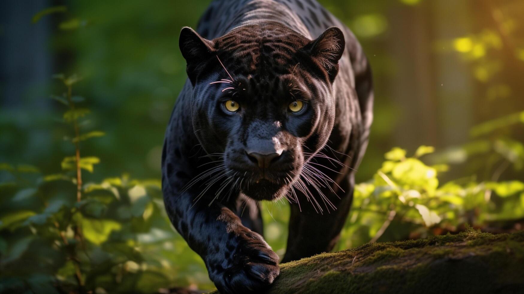 AI generated panther high quality image photo