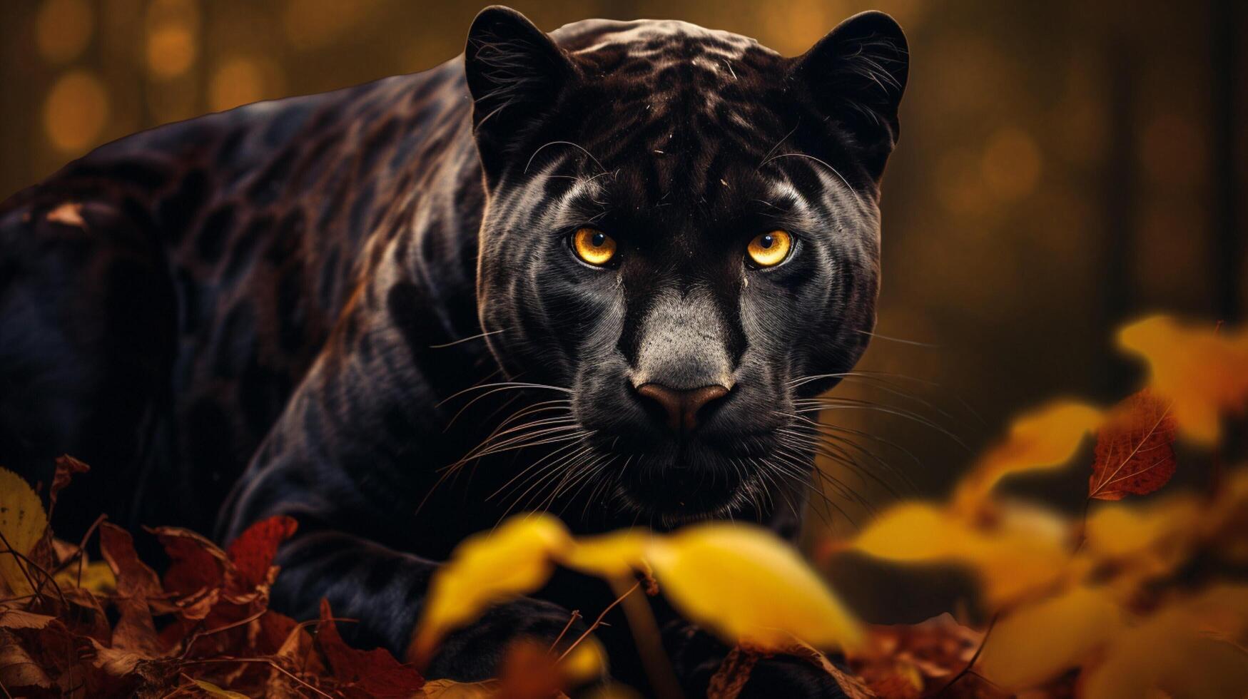 AI generated panther high quality image photo