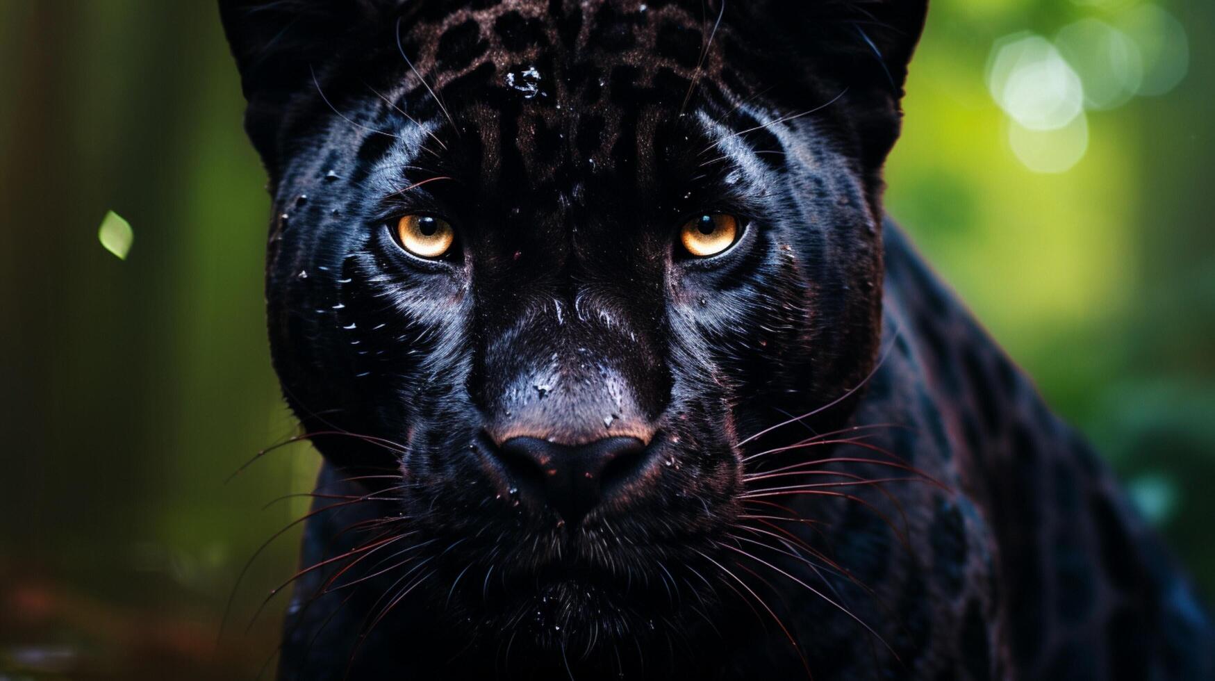 AI generated panther high quality image photo