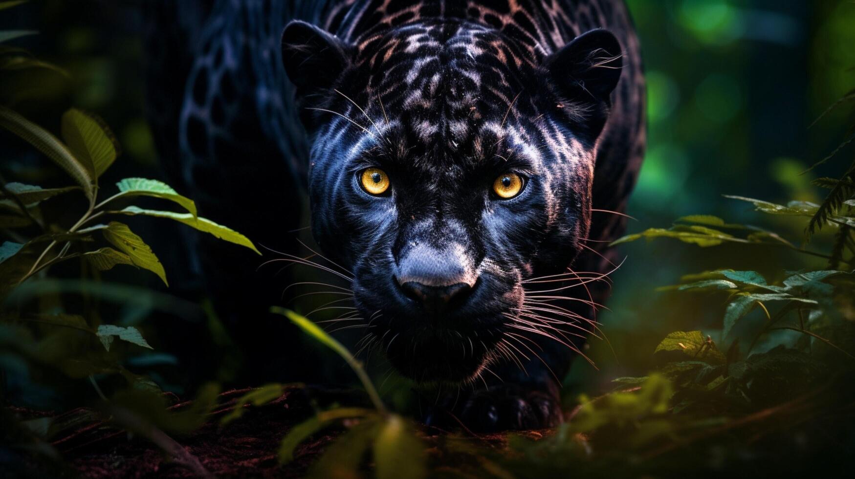 AI generated panther high quality image photo