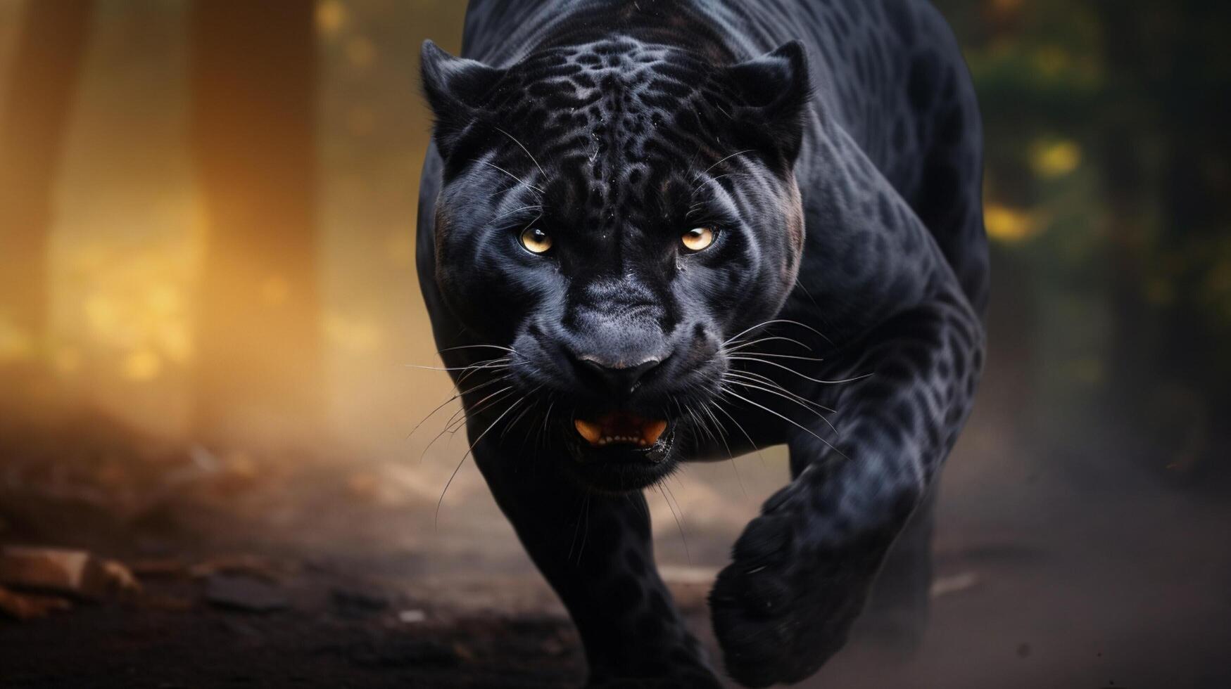 AI generated panther high quality image photo