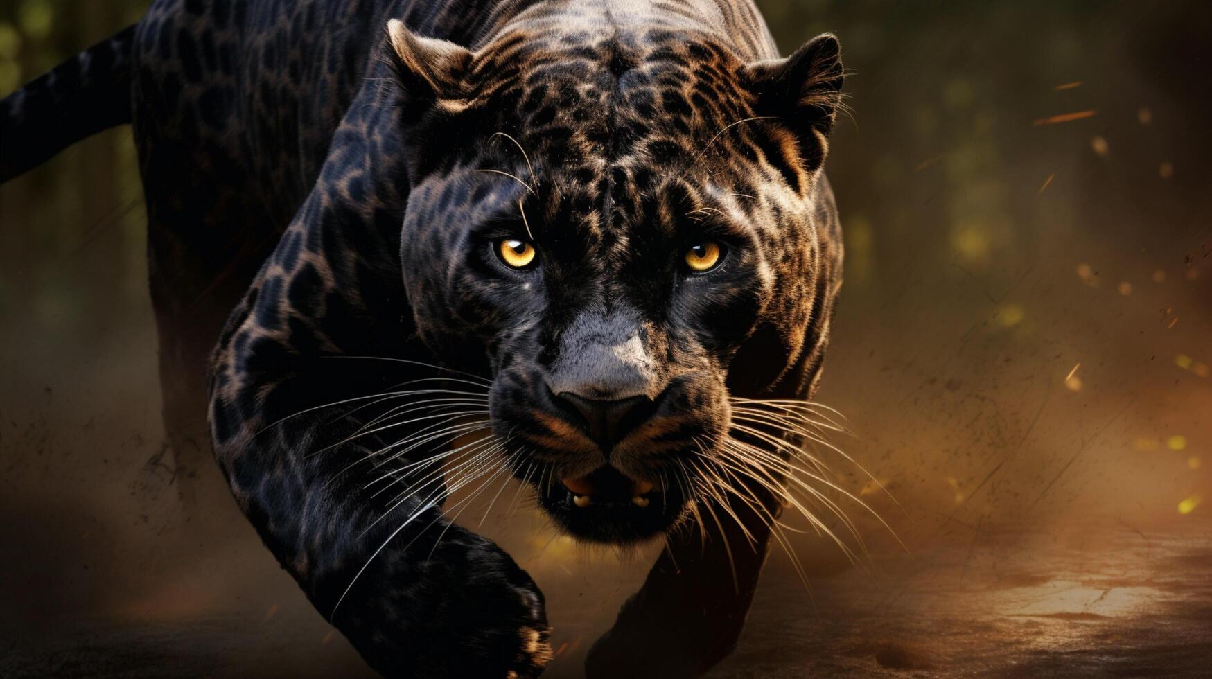 AI generated panther high quality image photo