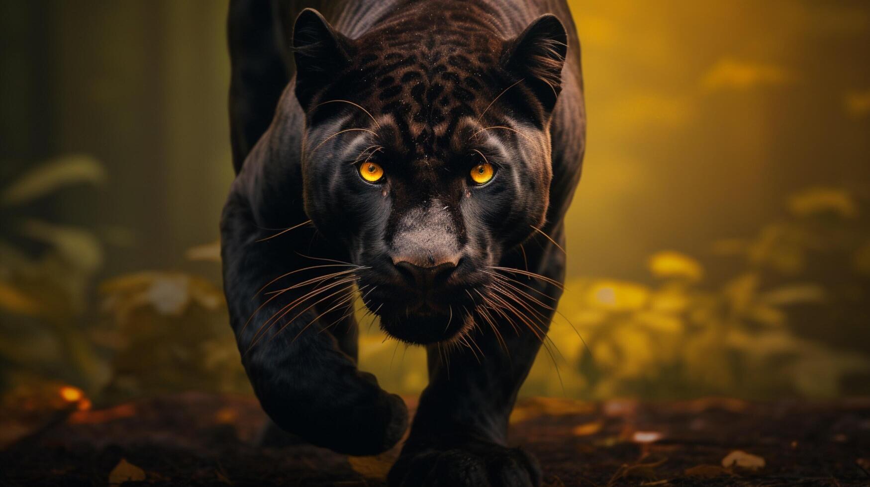 AI generated panther high quality image photo