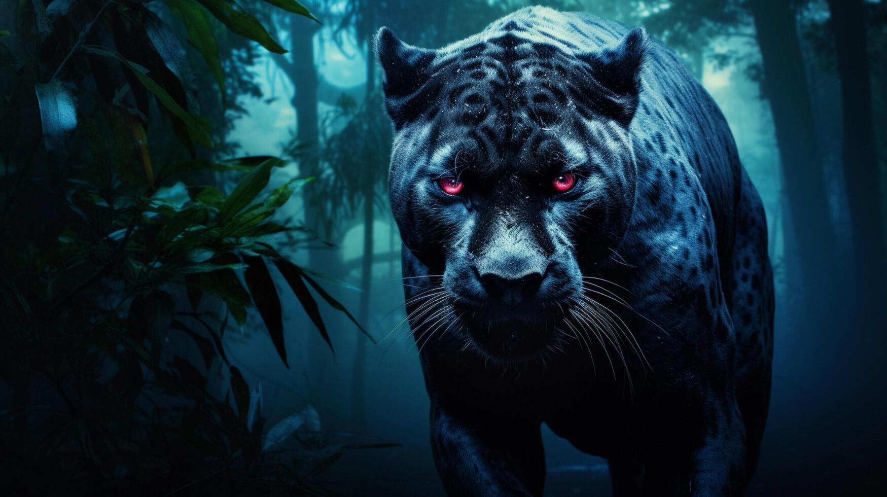 AI generated panther high quality image photo