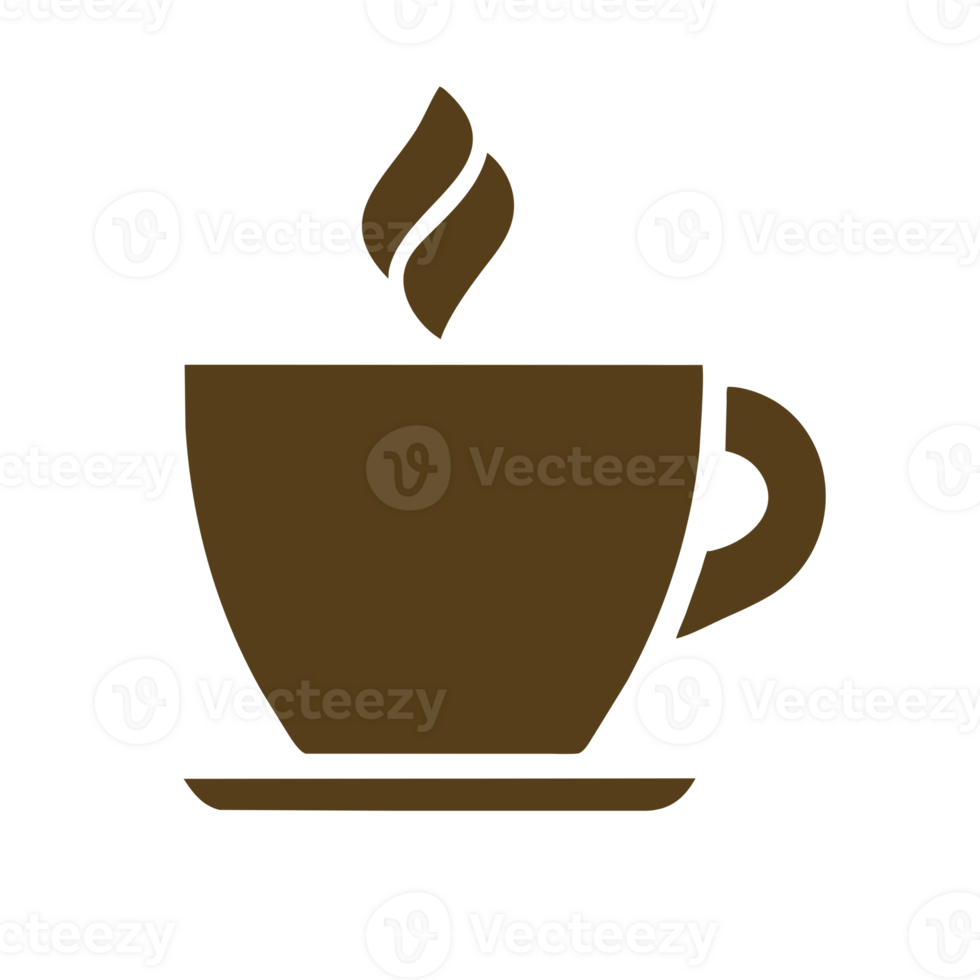 AI generated coffee mug icon png