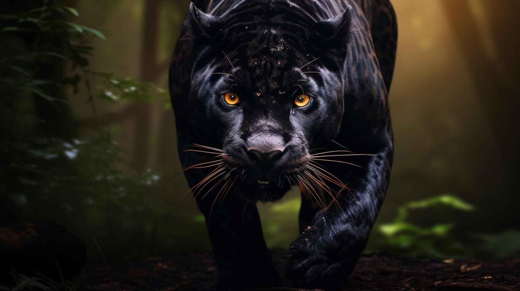 AI generated panther high quality image photo