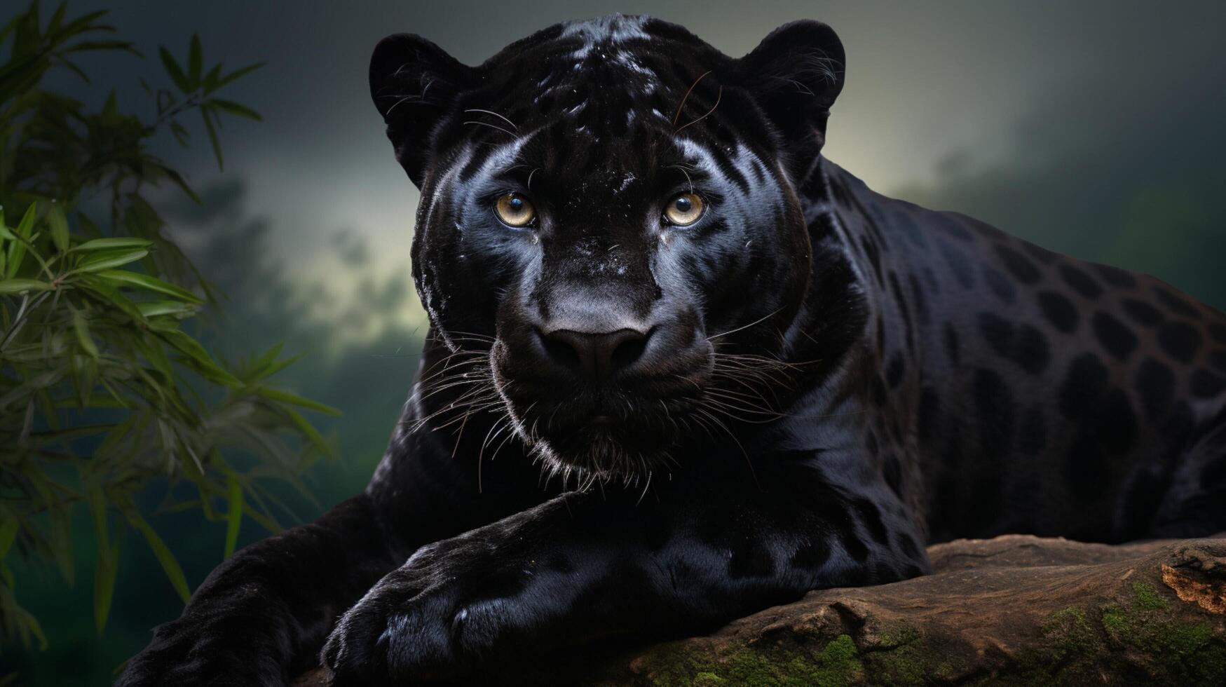 AI generated panther high quality image photo