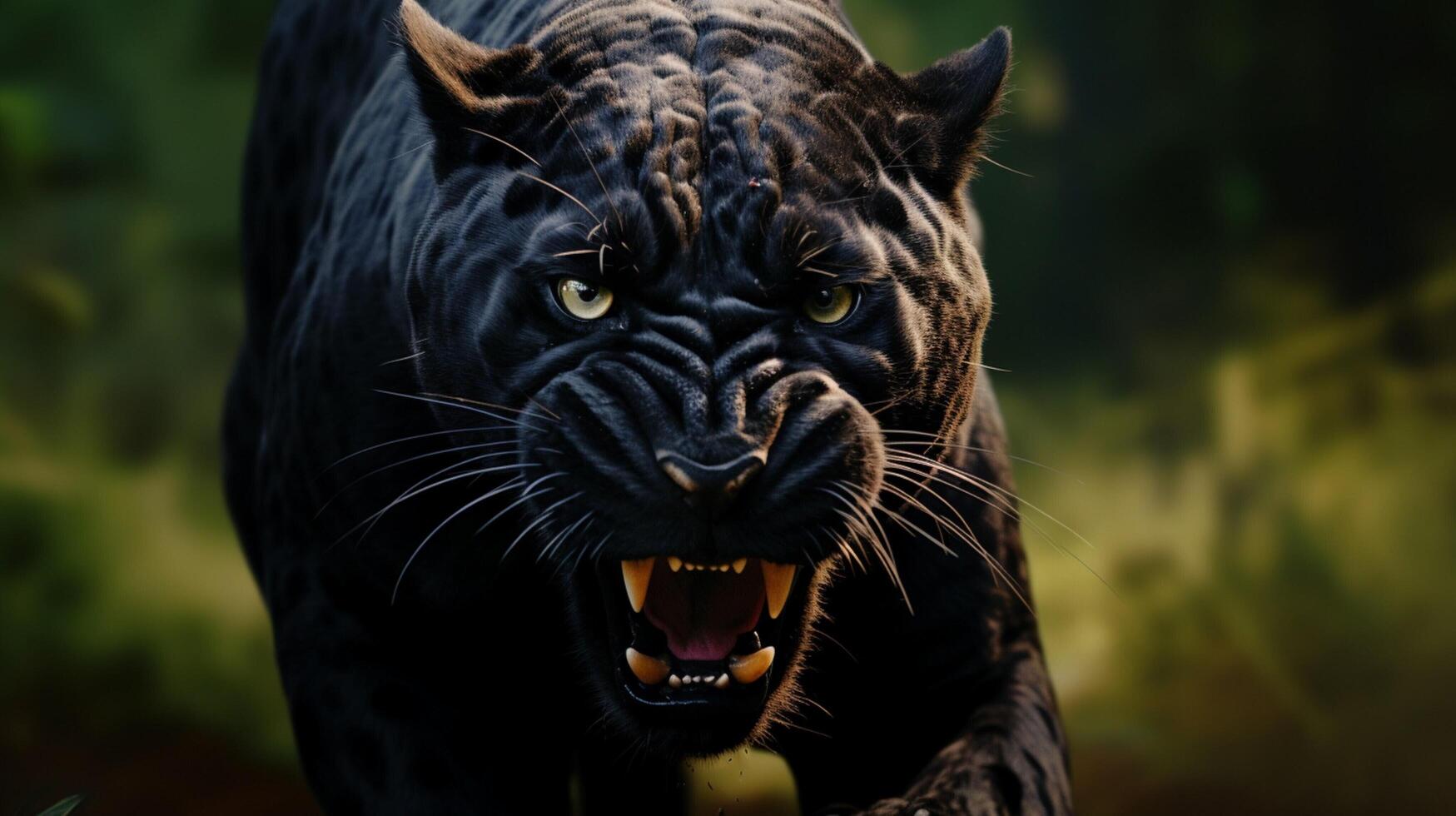 AI generated panther high quality image photo