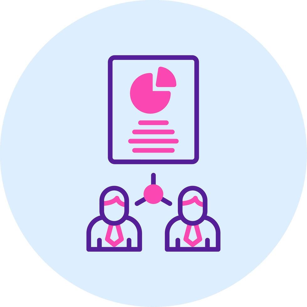 Work Distribution Vecto Icon vector