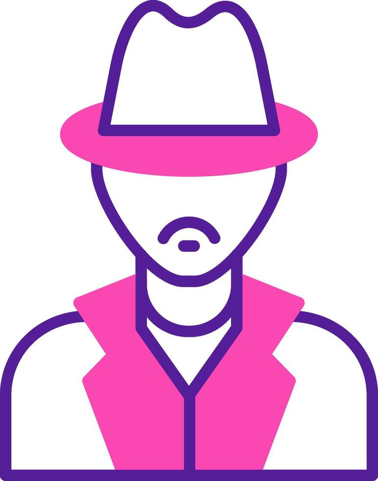 detective vecto icono vector