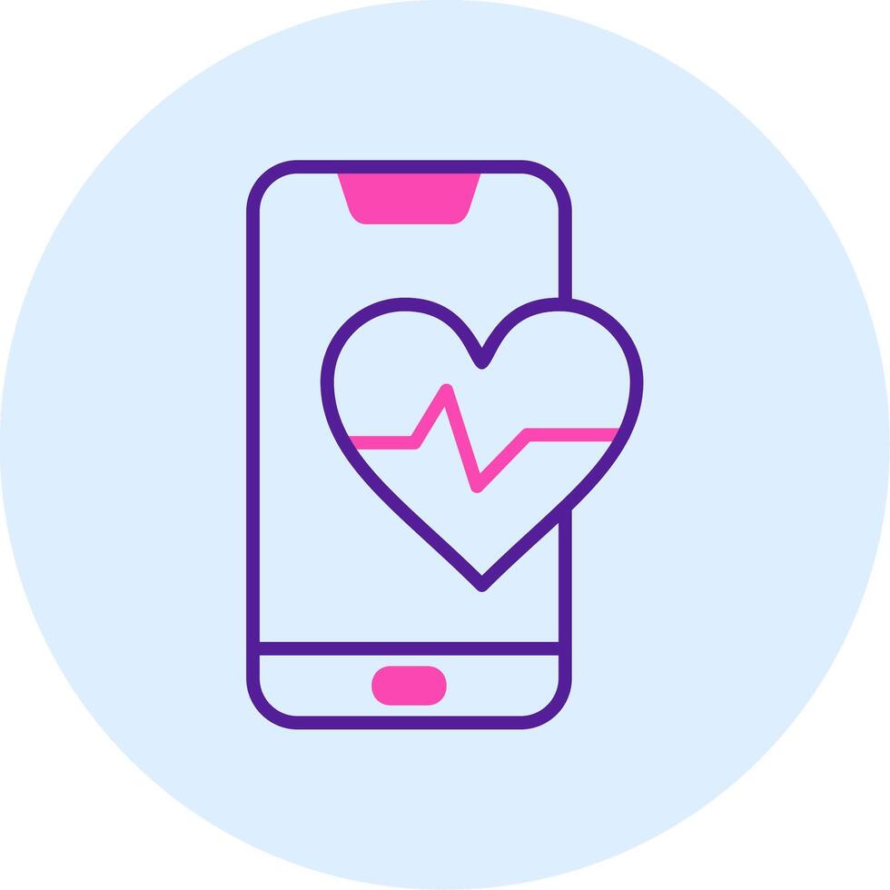 Heart Rate Vecto Icon vector