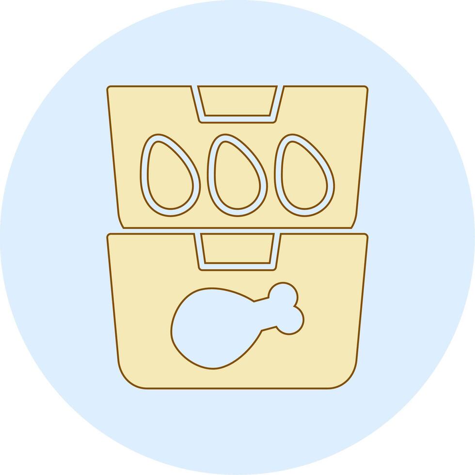 Food Containers Vecto Icon vector