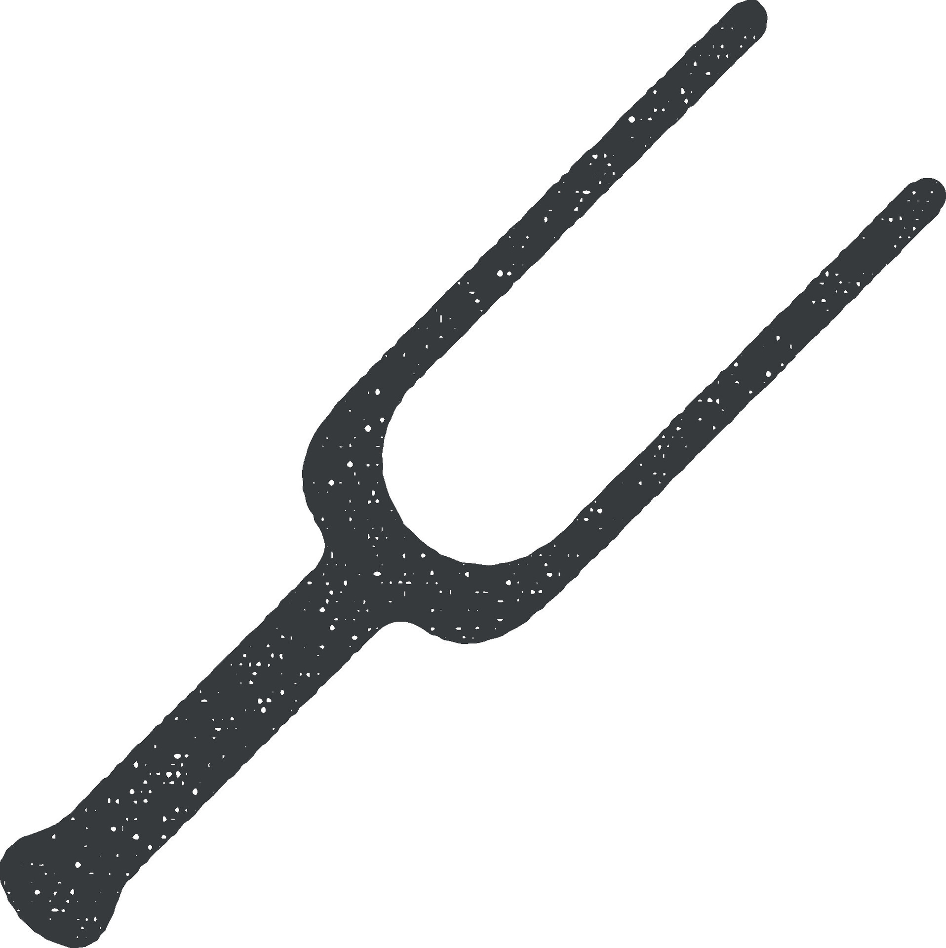 tuning fork vector icon illustration with stamp effect 38032871 Vector Art at Vecteezy