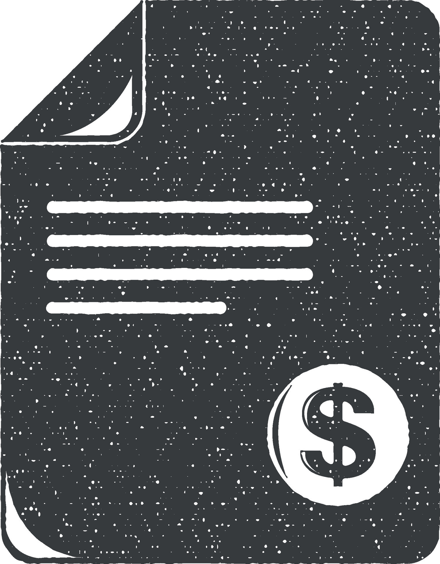 loan agreement vector icon illustration with stamp effect 38032895