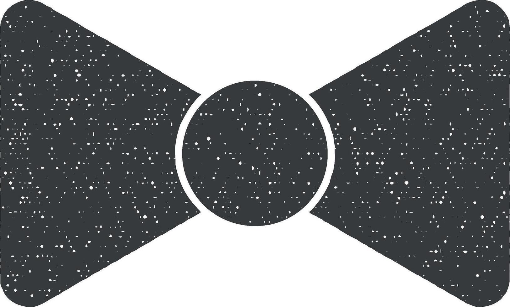 the bow tie vector icon illustration with stamp effect