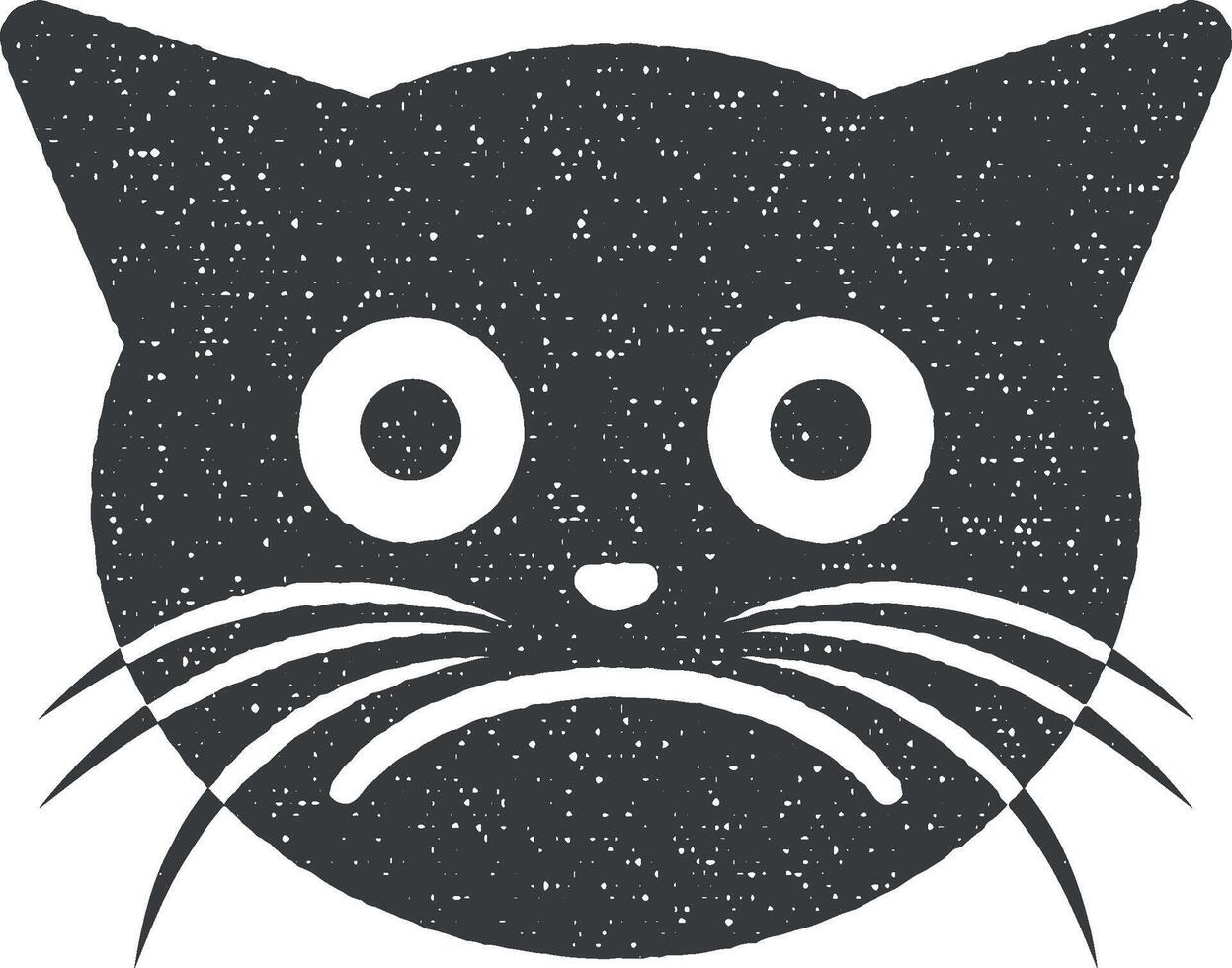 it s a pity cat vector icon illustration with stamp effect