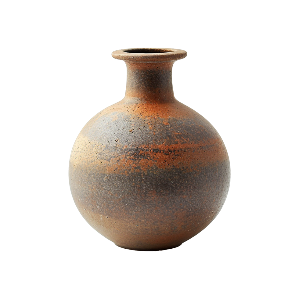 AI generated Pottery and ceramics craft isolated on transparent background png