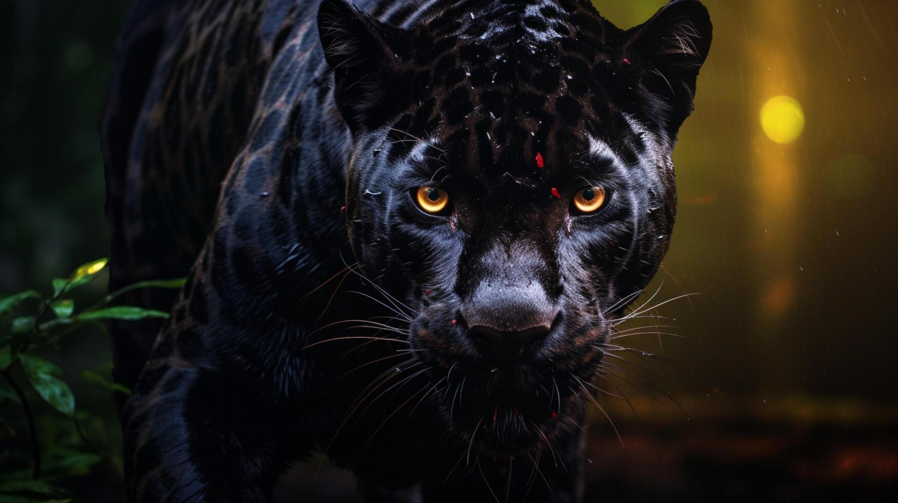 AI generated panther high quality image photo