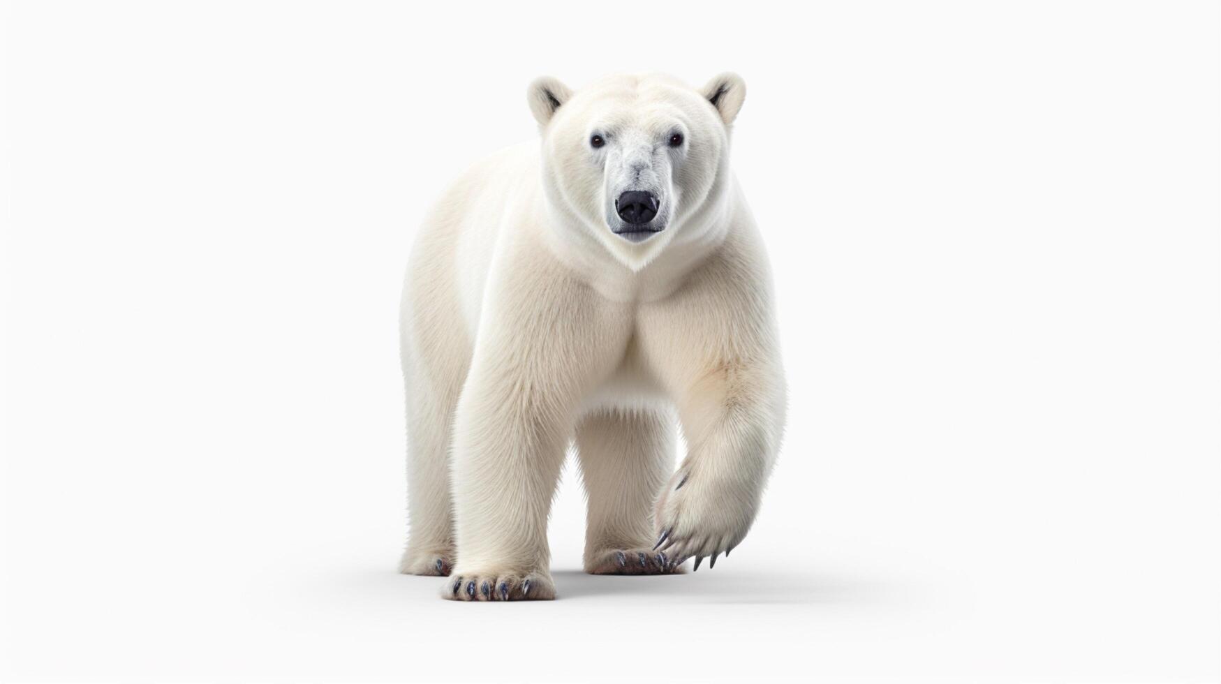 AI generated polar bear high quality image photo