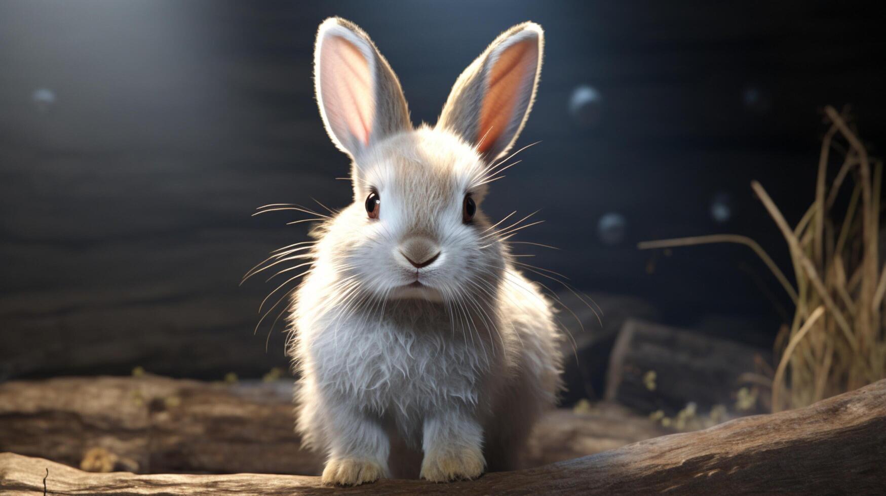 AI generated rabbit high quality image photo
